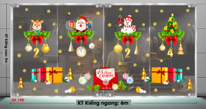 Decal dán tường Decal Noel - Hộp quà sắc màu noel Decal dán tường Decal Noel - Hộp quà sắc màu noel