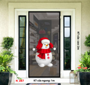 Decal dán tường Decal Noel - Người tuyết 5 Decal dán tường Decal Noel - Người tuyết 5