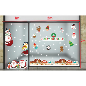 Decal dán tường Decal Noel - Những ông già noel vui mừng đón giáng sinh mới Decal dán tường Decal Noel - Những ông già noel vui mừng đón giáng sinh mới