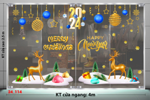 Decal dán tường Decal Noel - Noel 114 Decal dán tường Decal Noel - Noel 114