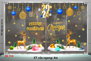 Decal dán tường Noel -  Noel 114