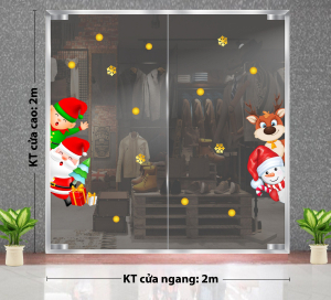 Decal dán tường Noel - Noel 256