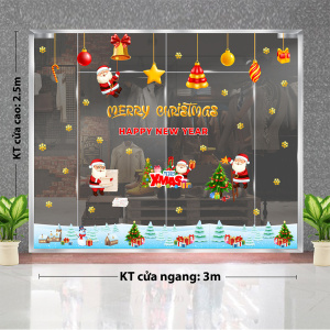 Decal dán tường Noel - Ong già hái ngôi sao 