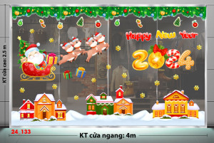 Decal dán tường Decal Noel -Ngôi nhà trên tuyết Decal dán tường Decal Noel -Ngôi nhà trên tuyết
