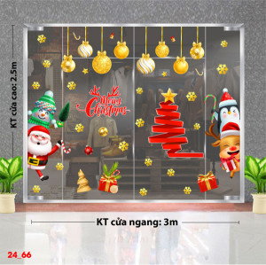 Decal dán tường Decal Noel - Vui chào noel Decal dán tường Decal Noel - Vui chào noel