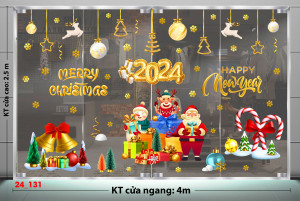 Decal dán tường Decal Noel -Noel to 4m Decal dán tường Decal Noel -Noel to 4m