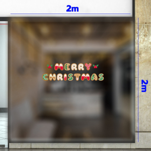 Decal dán tường Decal Noel- chữ giáng sinh merry christmas 6 Decal dán tường Decal Noel- chữ giáng sinh merry christmas 6