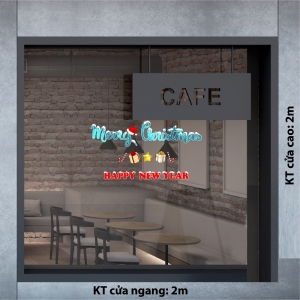 Decal dán tường Decal Noel- Chữ Merry Christmas and Happy New Year 2 Decal dán tường Decal Noel- Chữ Merry Christmas and Happy New Year 2
