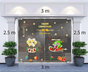 Decal dán tường Decal Noel -Combo Noel N17 Decal dán tường Decal Noel -Combo Noel N17