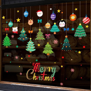 Decal dán tường Decal Noel -dây treo cây thông (H) Decal dán tường Decal Noel -dây treo cây thông (H)