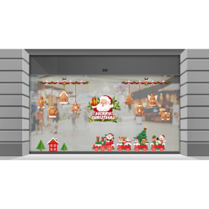 Decal dán tường Decal Noel- Đoàn tàu chào giáng sinh Decal dán tường Decal Noel- Đoàn tàu chào giáng sinh