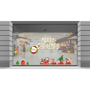 Decal dán tường Decal Noel- Đoàn tàu chào noel Decal dán tường Decal Noel- Đoàn tàu chào noel