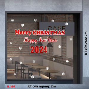 Decal dán tường Decal Noel- chữ chúc mừng giáng sinh Decal dán tường Decal Noel- chữ chúc mừng giáng sinh