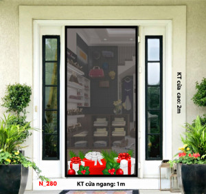 Decal dán tường Decal Noel -hộp quà to 1 Decal dán tường Decal Noel -hộp quà to 1
