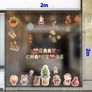 Decal dán tường Decal Noel -Noel ngộ nghĩnh 3 Decal dán tường Decal Noel -Noel ngộ nghĩnh 3