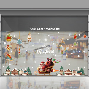 Decal dán tường Decal Noel -Ngôi nhà giáng sinh 1 Decal dán tường Decal Noel -Ngôi nhà giáng sinh 1