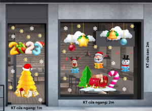 Decal dán tường Decal Noel -Nhạc mừng giáng sinh Decal dán tường Decal Noel -Nhạc mừng giáng sinh