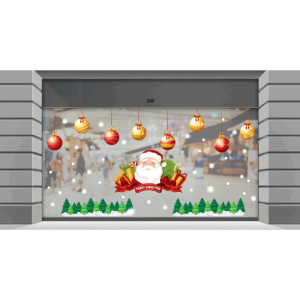 Decal dán tường Decal Noel- Những quả châu màu đỏ vàng Decal dán tường Decal Noel- Những quả châu màu đỏ vàng
