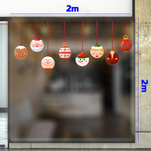 Decal dán tường Decal Noel- Những quả châu treo ngộ nghĩnh sắc màu noel Decal dán tường Decal Noel- Những quả châu treo ngộ nghĩnh sắc màu noel