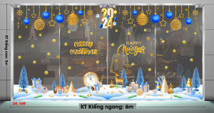 Decal dán tường Decal Noel -Noel 149 Decal dán tường Decal Noel -Noel 149