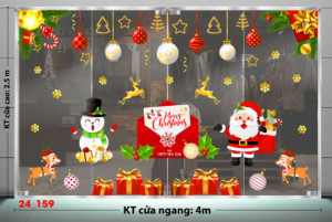 Decal dán tường Decal Noel- Noel 159 Decal dán tường Decal Noel- Noel 159