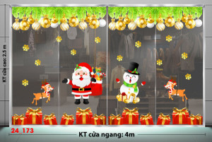 Decal dán tường Decal Noel -Noel 173 hộp quà đỏ Decal dán tường Decal Noel -Noel 173 hộp quà đỏ