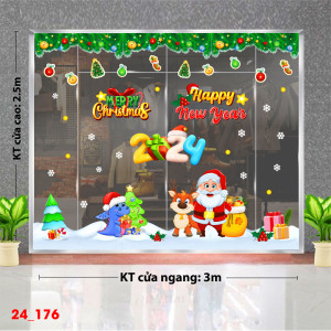 Decal dán tường Noel -Noel 176 Nguyệt quế