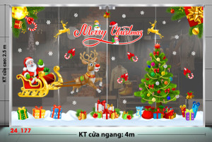 Decal dán tường Noel- Noel 177