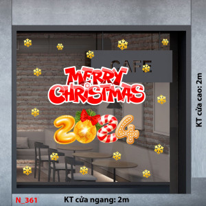 Decal dán tường Decal Noel- Noel 4 Decal dán tường Decal Noel- Noel 4