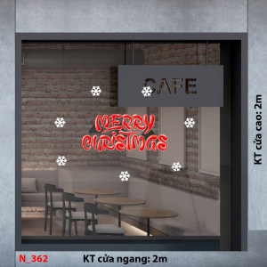 Decal dán tường Decal Noel -Noel 5 Decal dán tường Decal Noel -Noel 5