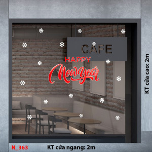 Decal dán tường Decal Noel -Noel 6 Decal dán tường Decal Noel -Noel 6