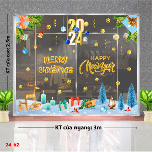 Decal dán tường Decal Noel -Mừng giáng sinh và mừng năm mới Decal dán tường Decal Noel -Mừng giáng sinh và mừng năm mới