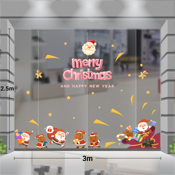 Decal dán tường Decal Noel (T)- Ông già Noel 3m Decal dán tường Decal Noel (T)- Ông già Noel 3m