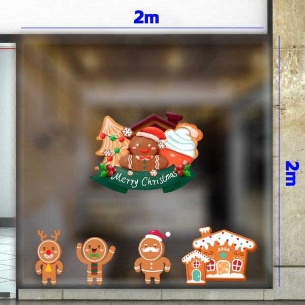 Decal dán tường Decal Noel (T) combo 2m (114-117) Decal dán tường Decal Noel (T) combo 2m (114-117)