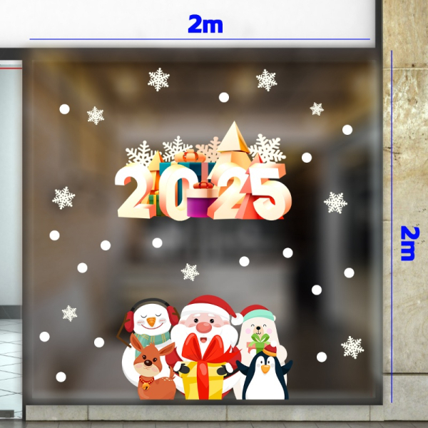 Decal dán tường Decal Noel (T) combo 2m (116-138) Decal dán tường Decal Noel (T) combo 2m (116-138)