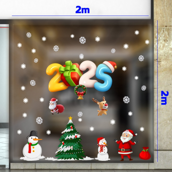 Decal dán tường Decal Noel (T) combo 2m (42-129) Decal dán tường Decal Noel (T) combo 2m (42-129)