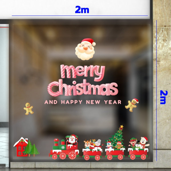 Decal dán tường Decal Noel (T) combo 2m (62-141) Decal dán tường Decal Noel (T) combo 2m (62-141)