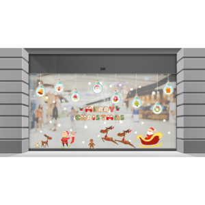 Decal dán tường Decal Noel- Tuần lộc vui nhộn 1 Decal dán tường Decal Noel- Tuần lộc vui nhộn 1