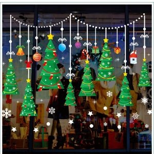 Decal dán tường Decal Noel 104 - Dây trang trí cây thông Decal dán tường Decal Noel 104 - Dây trang trí cây thông