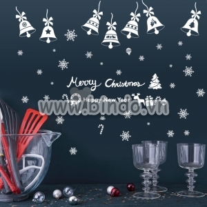 Decal dán tường Noel 21-Chuông treo
