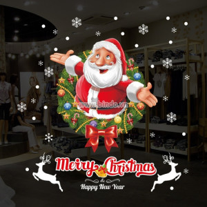 Decal dán tường Noel 31