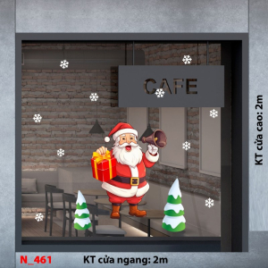 Decal dán tường Noel 461