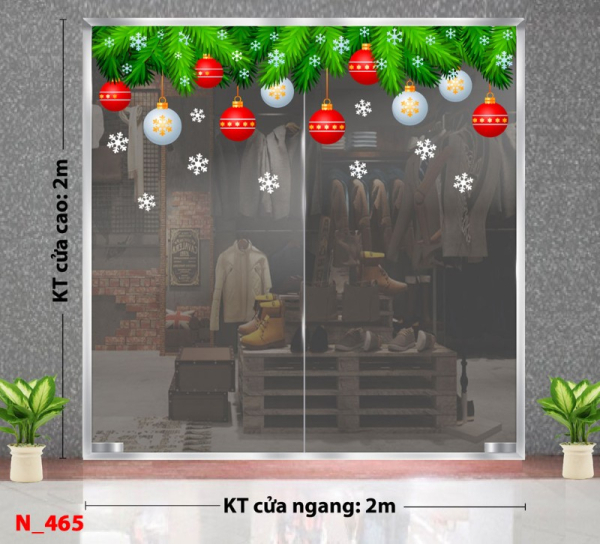 Decal dán tường Decal Noel 465 -Dây treo nguyệt quế 2m Decal dán tường Decal Noel 465 -Dây treo nguyệt quế 2m