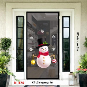 Decal dán tường Noel 475