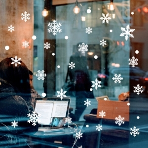 Decal dán tường Noel 49 -bông tuyết