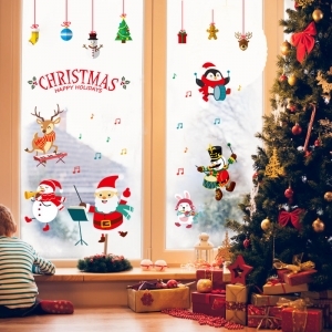 Decal dán tường Noel 56 - Dàn nhạc noel