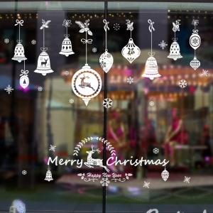 Decal dán tường Noel 76 -Dây treo chuông noel