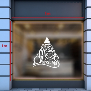 Decal dán tường Noel-Cây thông noel