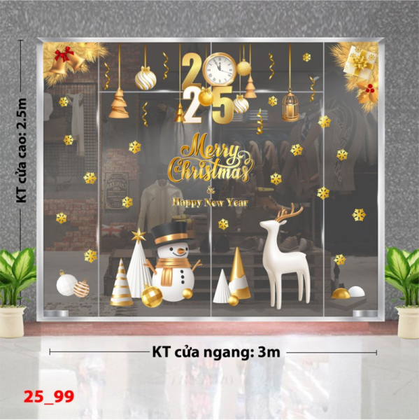 Decal dán tường Decal Noel combo 99 Decal dán tường Decal Noel combo 99
