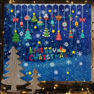 Decal dán tường Decal Noel-Dây treo cây thông (H ) Decal dán tường Decal Noel-Dây treo cây thông (H )